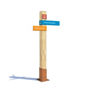 Picture of a finger post example